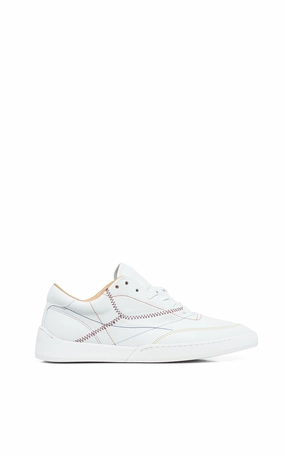 Ohio Slip-on Sneaker in White Leather
