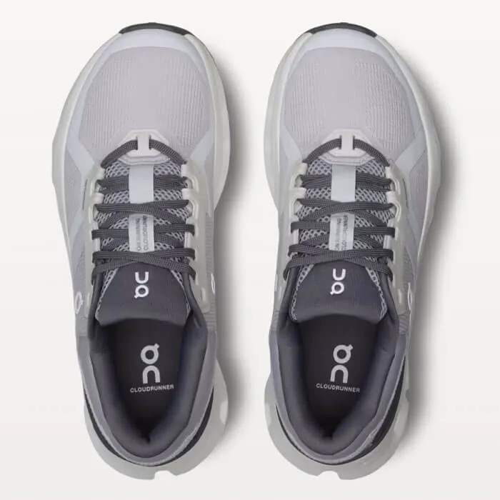 On Women's Cloudrunner 2 Schuhe - Frost / Weiß On Cloud Schuhe