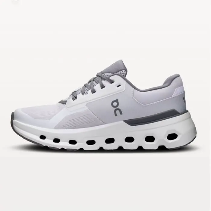 On Women's Cloudrunner 2 Schuhe - Frost / Weiß On Cloud Schuhe