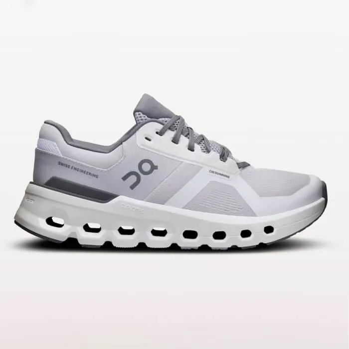 On Women's Cloudrunner 2 Schuhe - Frost / Weiß On Cloud Schuhe
