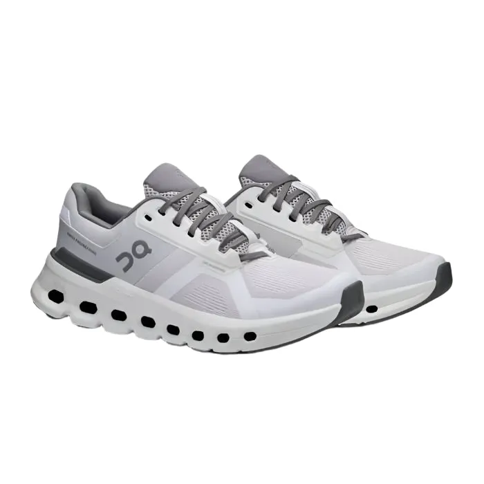 On Women's Cloudrunner 2 Schuhe - Frost / Weiß On Cloud Schuhe