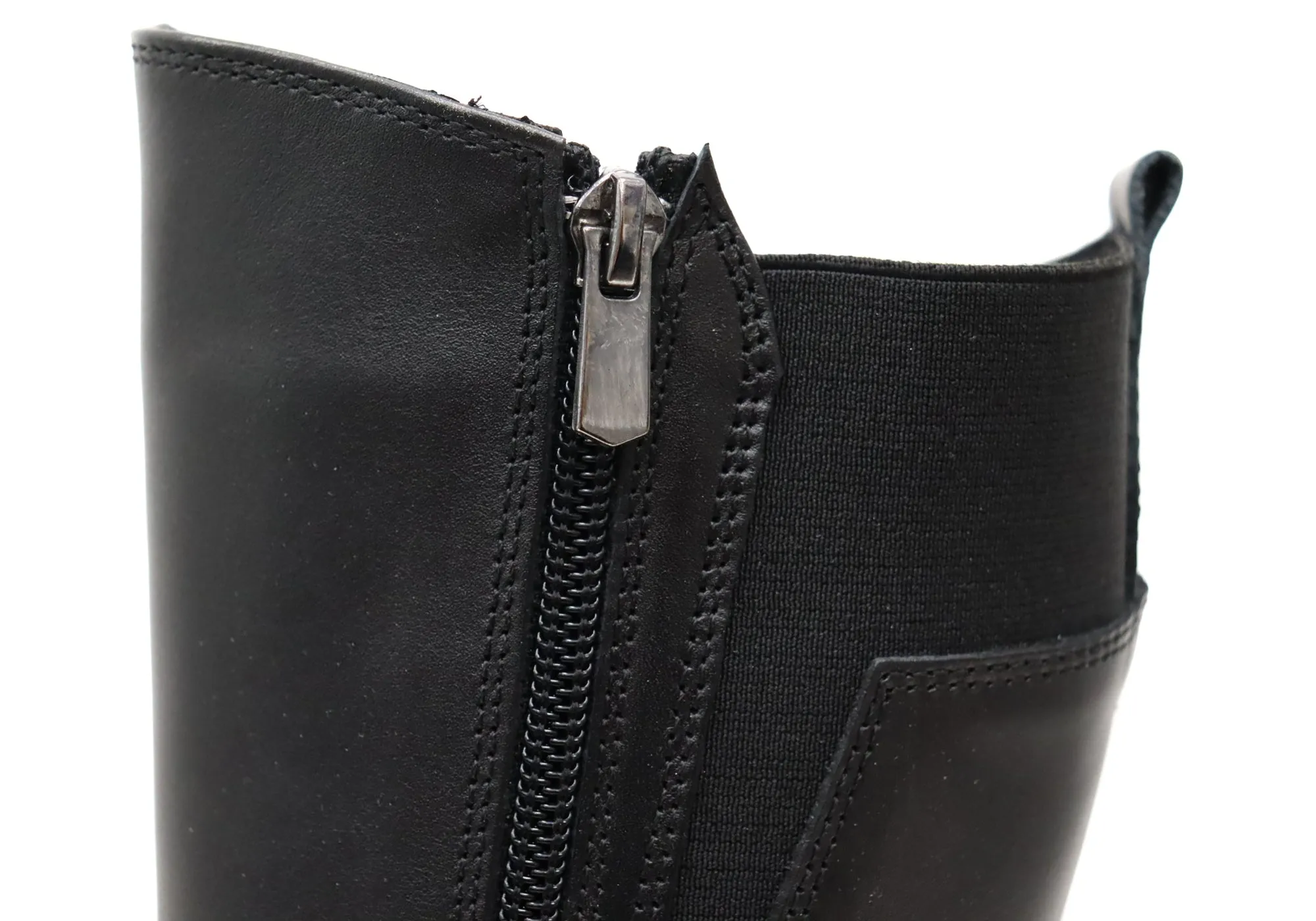 Orizonte Camdera Damen Europäische Bequeme Leder Stiefel Mittlere Wade Orizonte Schuhe