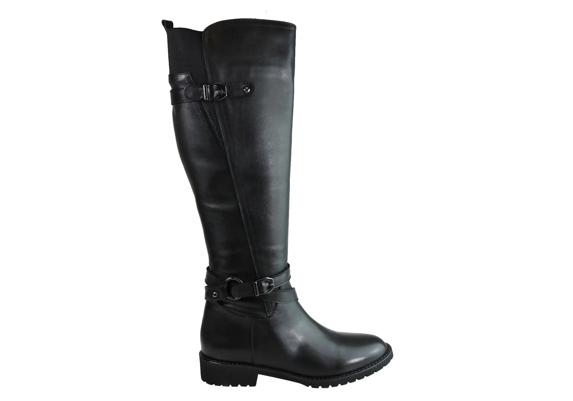 Orizonte Hobart Damen Bequeme Europäische Leder Stiefel Kniehohe Stiefel Orizonte Schuhe