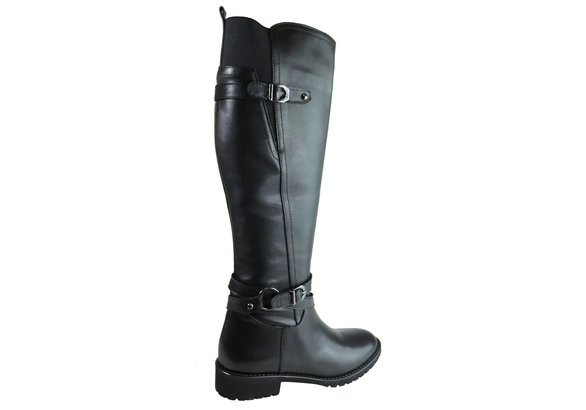 Orizonte Hobart Damen Bequeme Europäische Leder Stiefel Kniehohe Stiefel Orizonte Schuhe