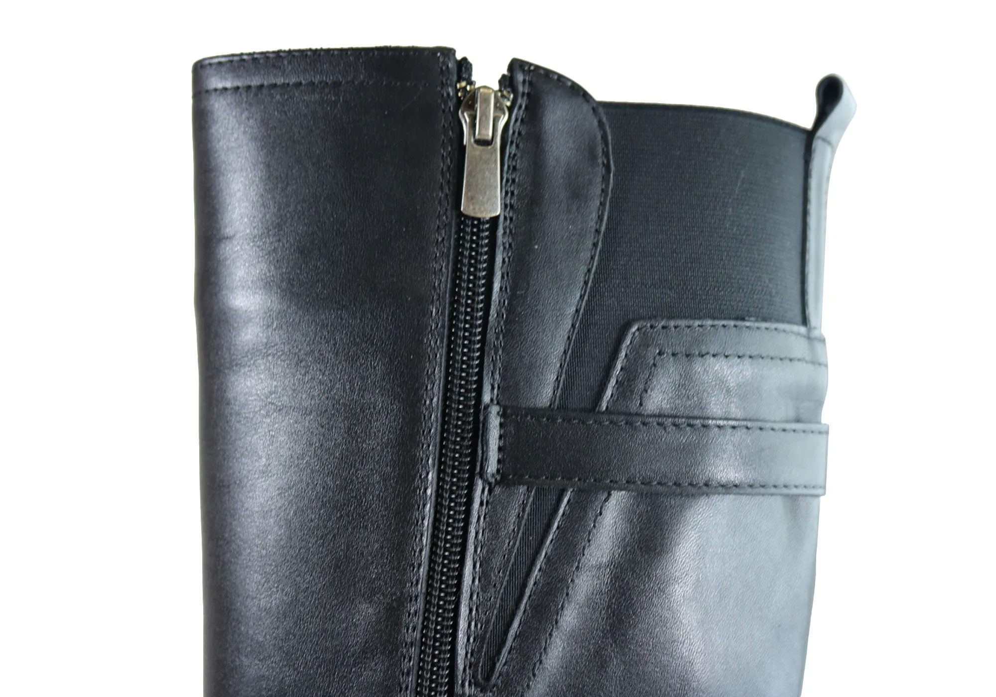 Orizonte Hobart Damen Bequeme Europäische Leder Stiefel Kniehohe Stiefel Orizonte Schuhe