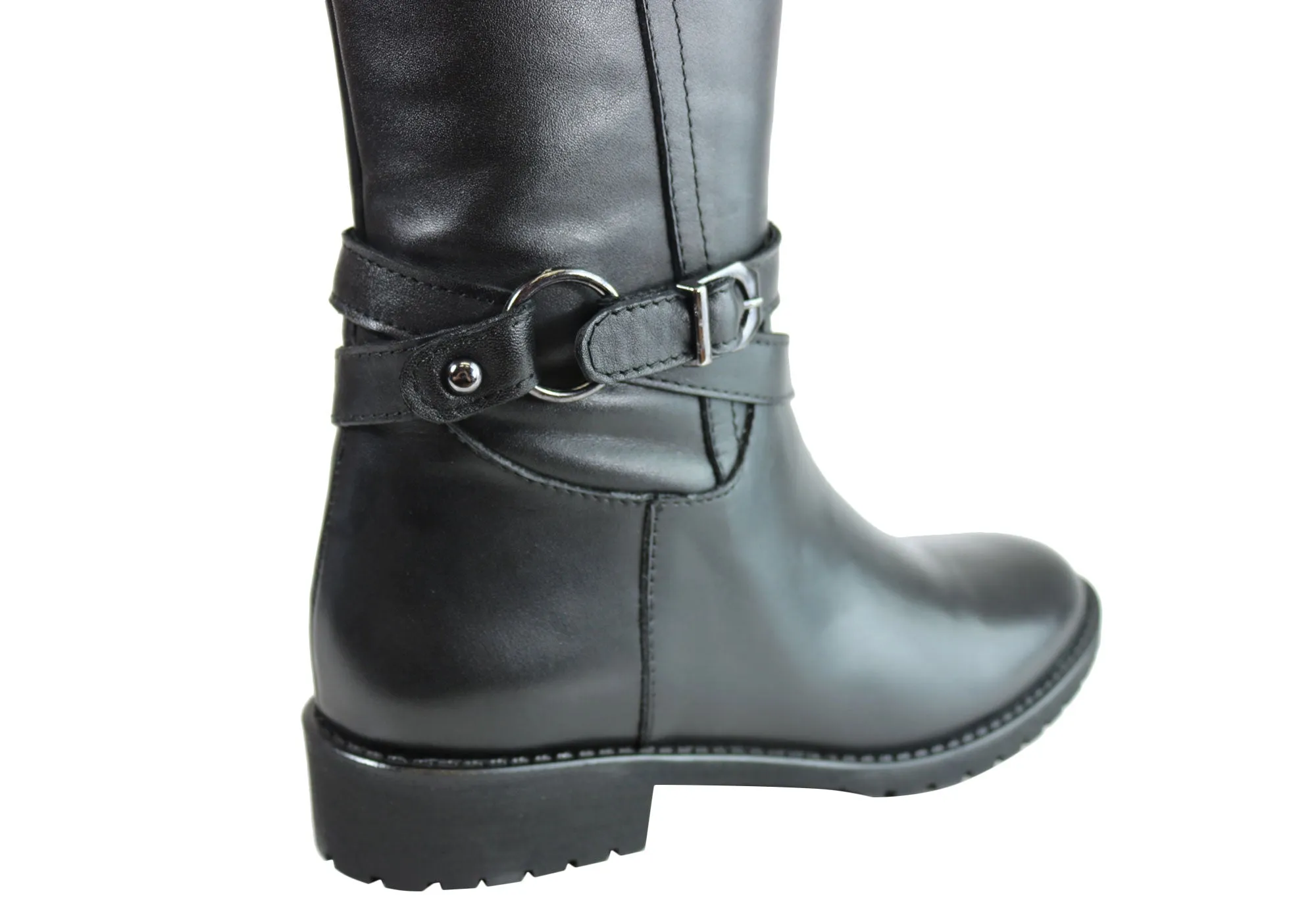 Orizonte Hobart Damen Bequeme Europäische Leder Stiefel Kniehohe Stiefel Orizonte Schuhe