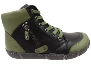 Orizonte Maroona Damen Europäische Bequeme Leder Knöchelstiefel Orizonte Schuhe