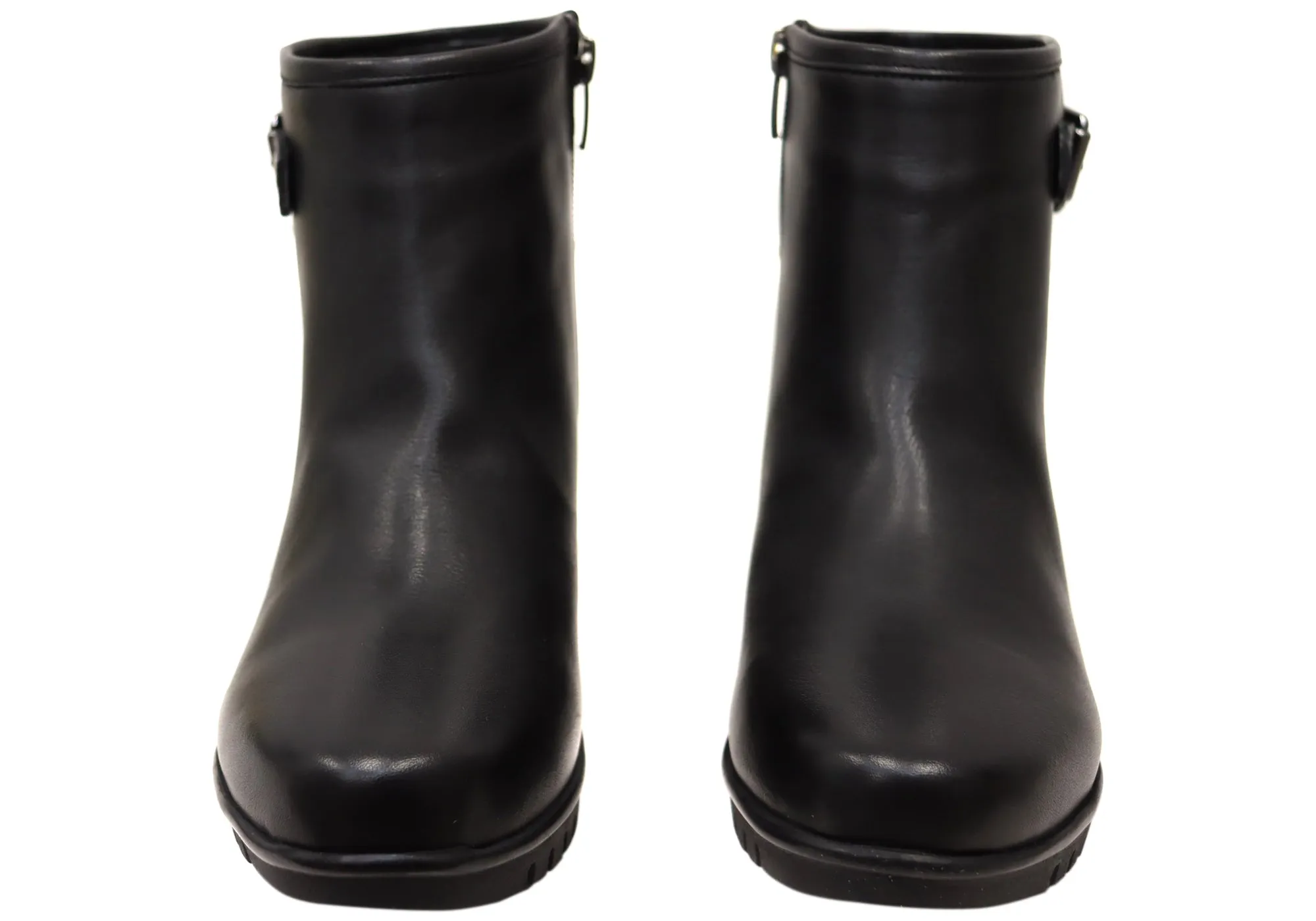 Orizonte Solange Damen Europäische Bequeme Leder Knöchelstiefel Orizonte Schuhe