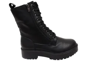 Orizonte Valencia Damen Europäische Bequeme Lederstiefel Orizonte Schuhe
