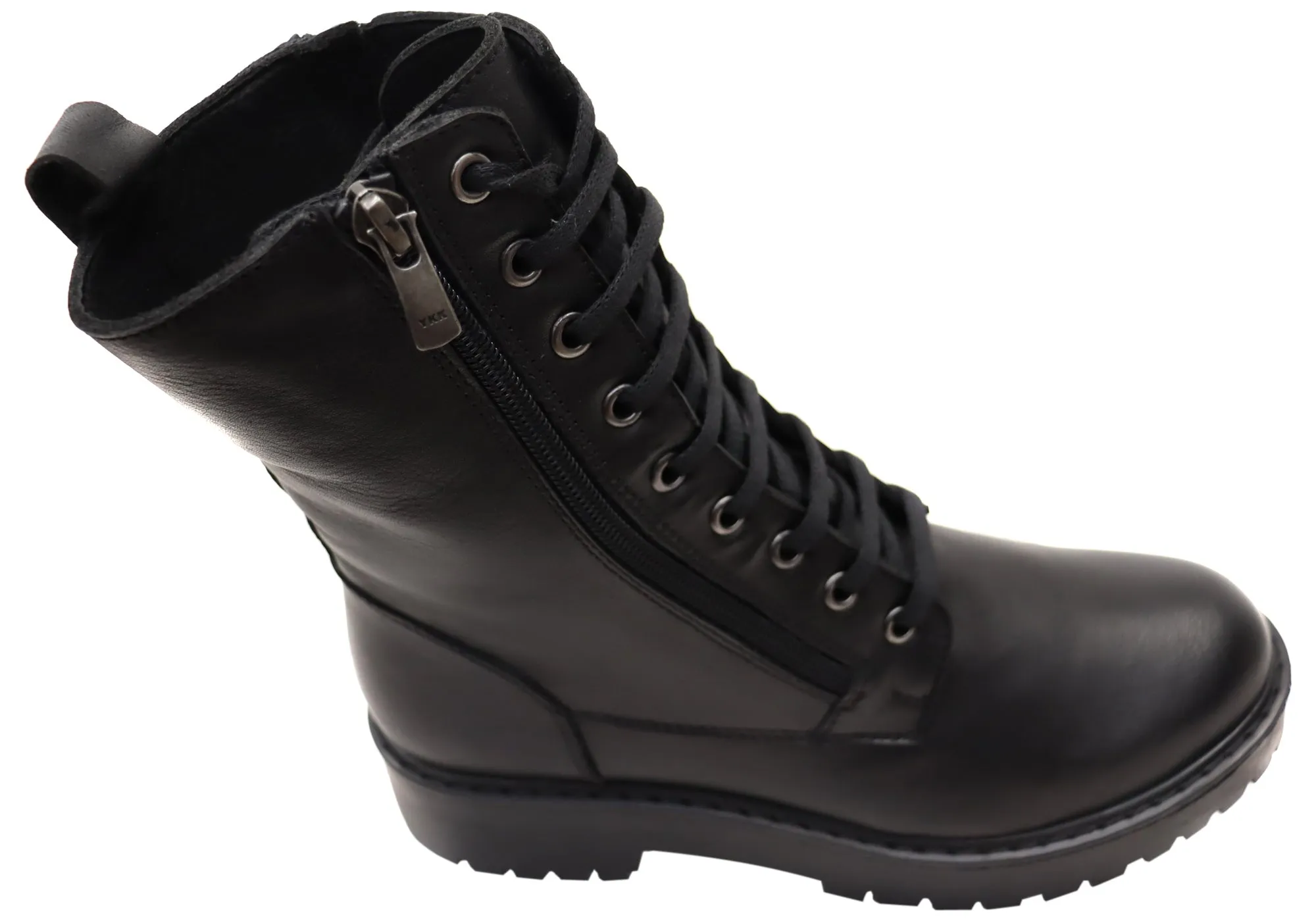 Orizonte Valencia Damen Europäische Bequeme Lederstiefel Orizonte Schuhe