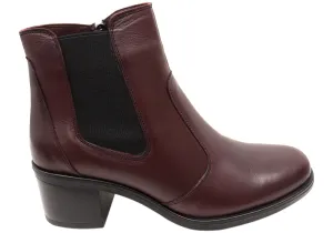 Orizonte Velmer Damen Europäische Bequeme Leder Knöchelstiefel Orizonte Schuhe