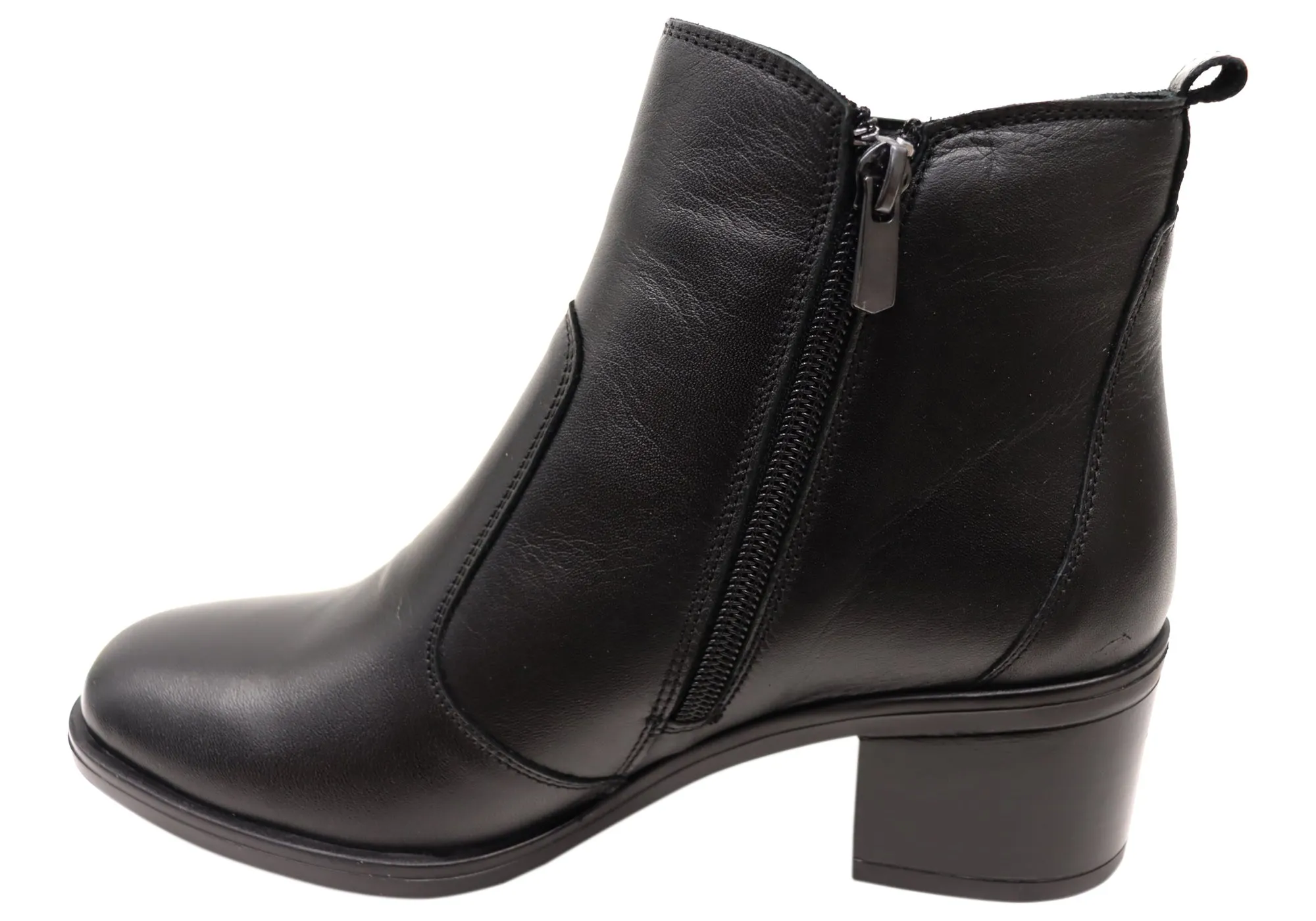 Orizonte Velmer Damen Europäische Bequeme Leder Knöchelstiefel Orizonte Schuhe