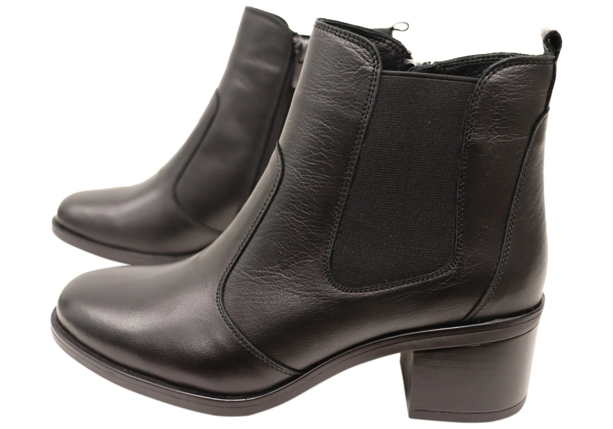 Orizonte Velmer Damen Europäische Bequeme Leder Knöchelstiefel Orizonte Schuhe
