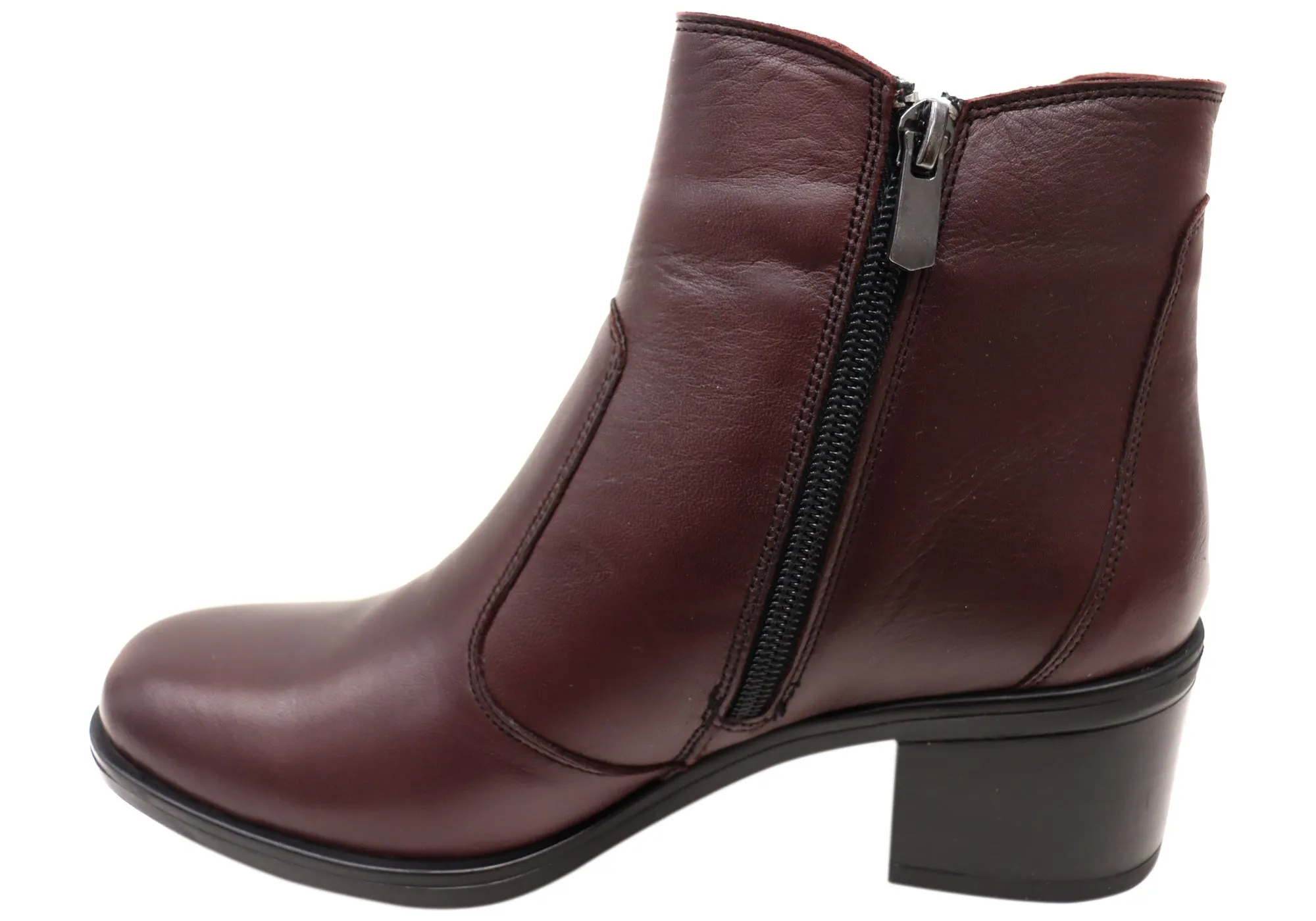 Orizonte Velmer Damen Europäische Bequeme Leder Knöchelstiefel Orizonte Schuhe