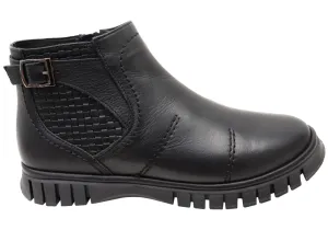Orizonte Vicinity Damen Europäische Bequeme Leder Knöchelstiefel Orizonte Schuhe