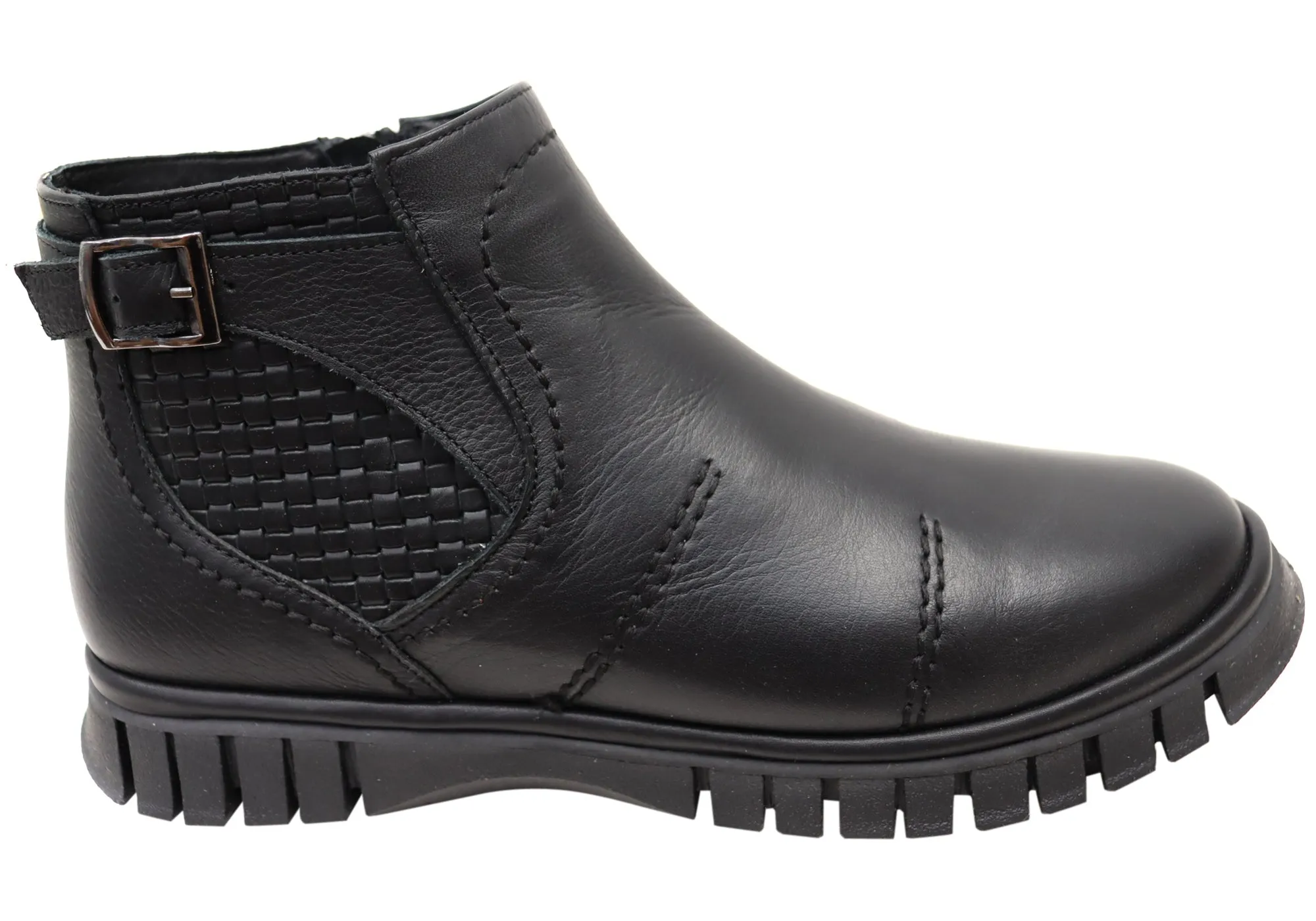 Orizonte Vicinity Damen Europäische Bequeme Leder Knöchelstiefel Orizonte Schuhe
