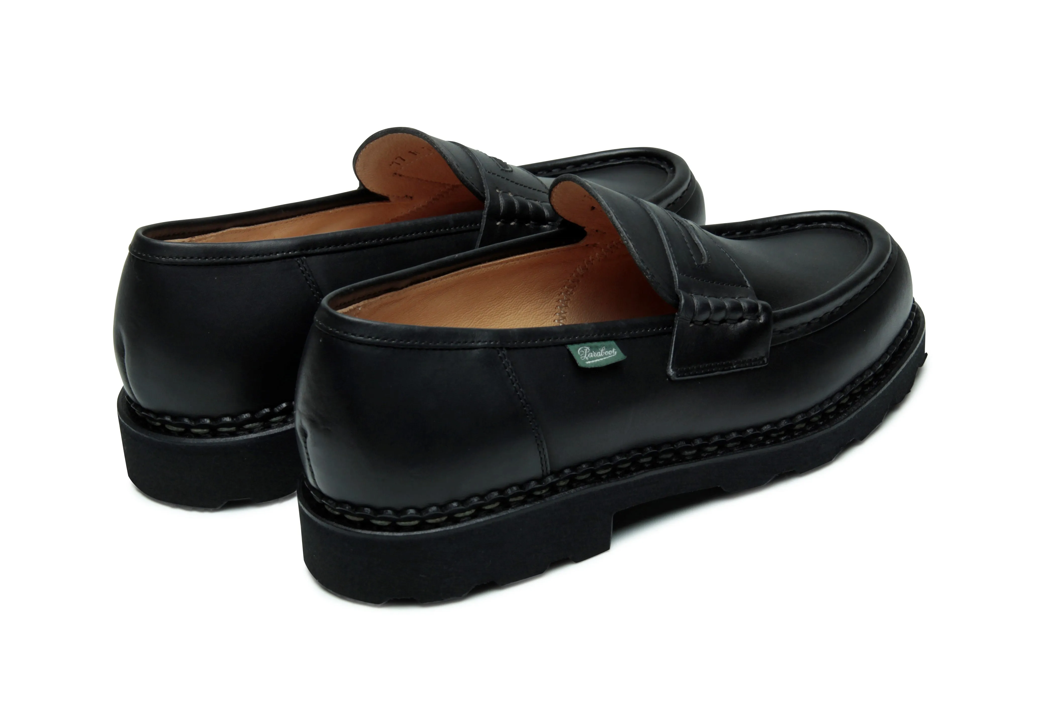 Paraboot Herren Reims / Marche - Schwarz Leder