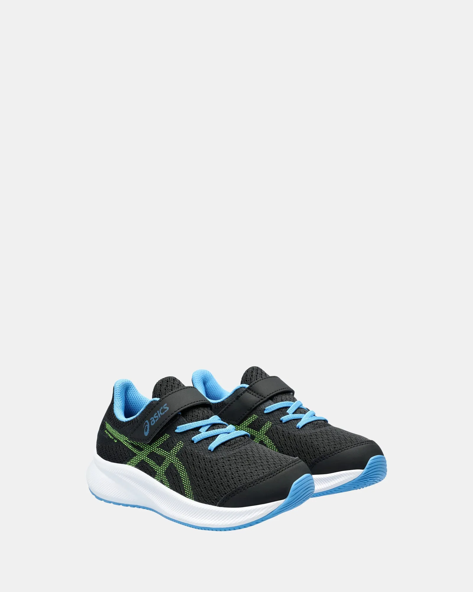 Patriot 13 Vorschule Schwarz/Elektrisches Limettenschuhe_Asics