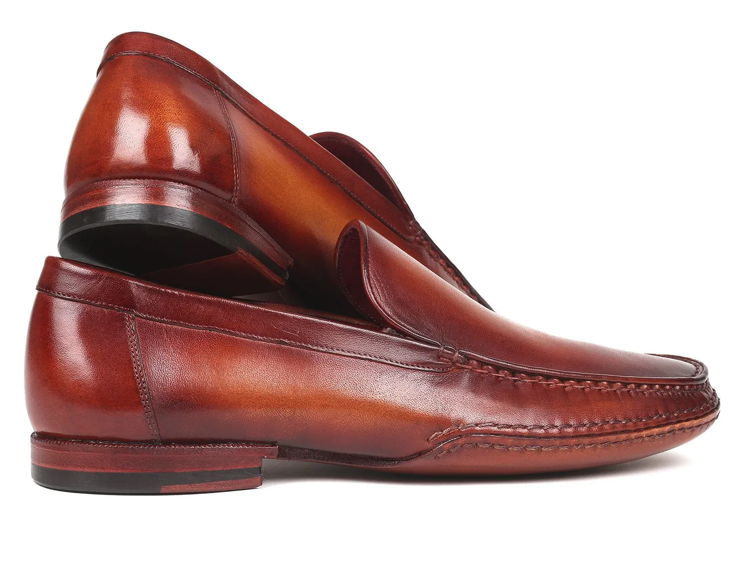 Paul Parkman Schuhe Paul Parkman Handgenähte Mokassins in Braun