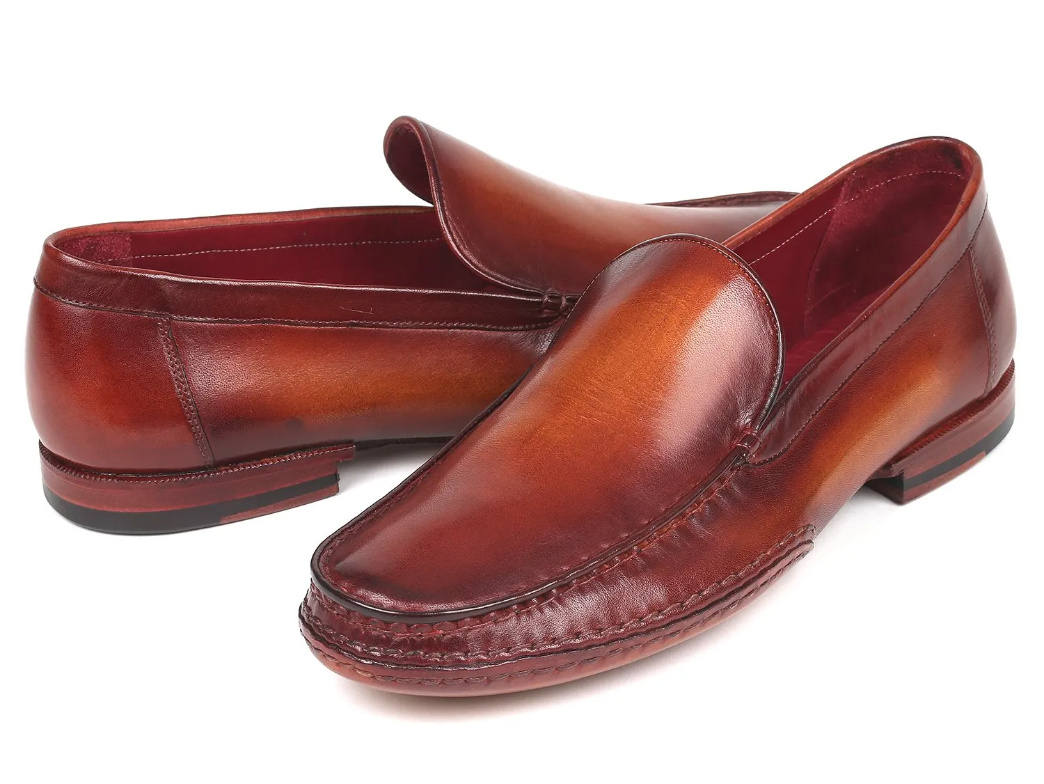 Paul Parkman Schuhe Paul Parkman Handgenähte Mokassins in Braun