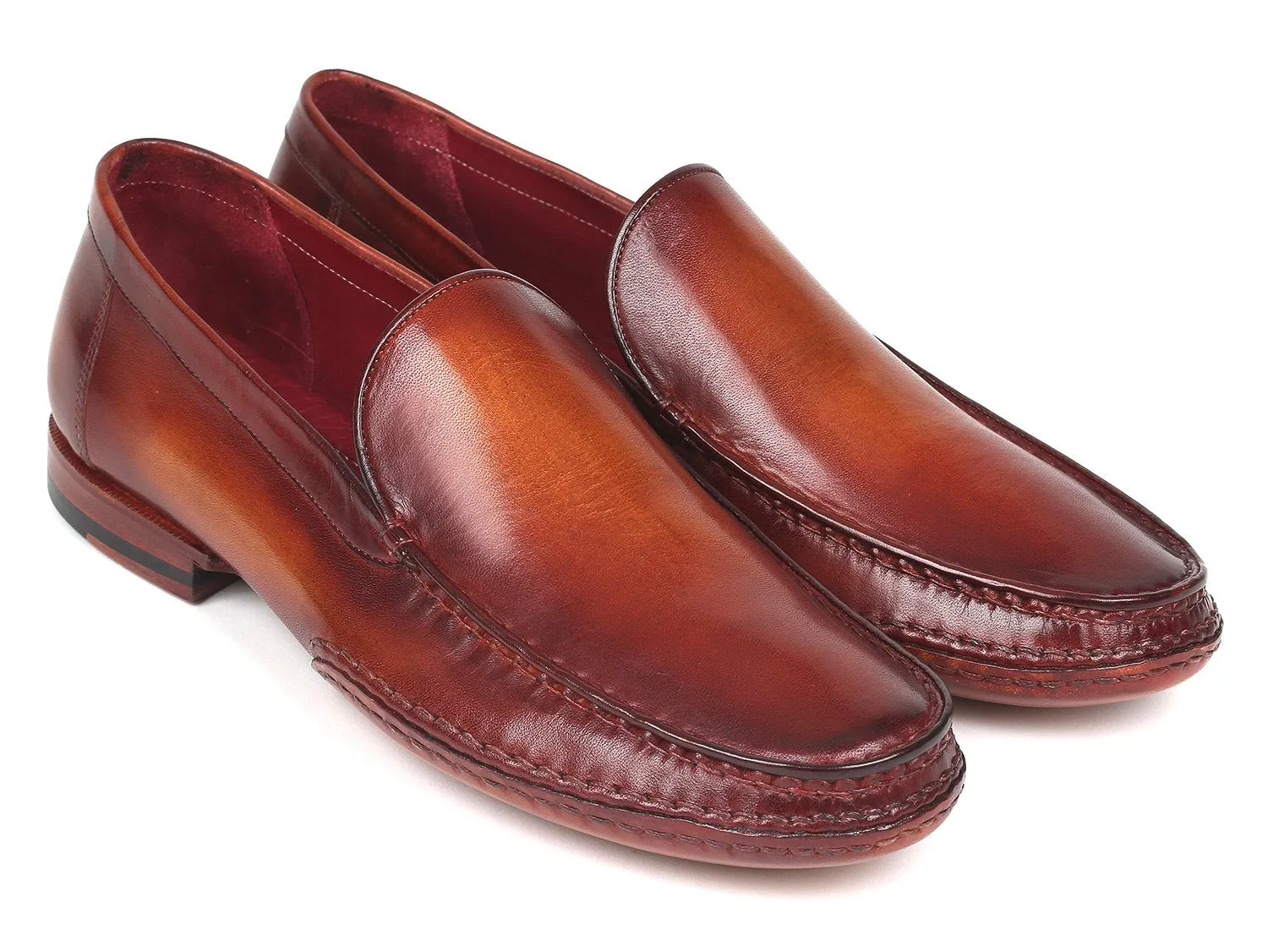 Paul Parkman Schuhe Paul Parkman Handgenähte Mokassins in Braun