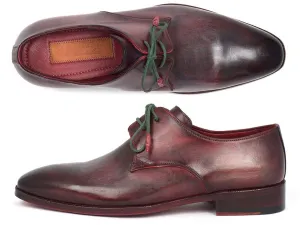 Paul Parkman Schuhe Paul Parkman Herren-Handbemalte Derby-Schuhe aus Leder in gemischten Farben