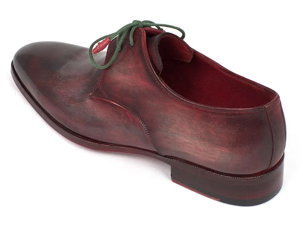 Paul Parkman Schuhe Paul Parkman Herren-Handbemalte Derby-Schuhe aus Leder in gemischten Farben
