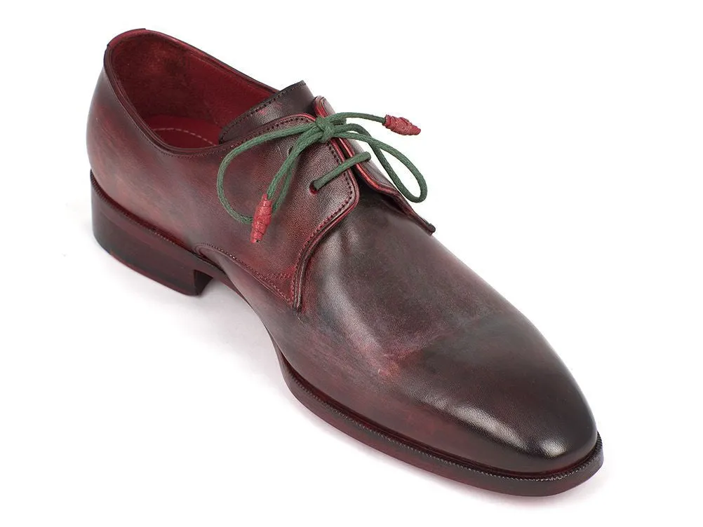 Paul Parkman Schuhe Paul Parkman Herren-Handbemalte Derby-Schuhe aus Leder in gemischten Farben