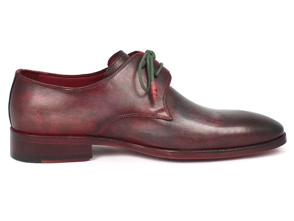 Paul Parkman Schuhe Paul Parkman Herren-Handbemalte Derby-Schuhe aus Leder in gemischten Farben