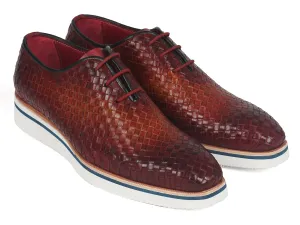 Paul Parkman Schuhe Paul Parkman Herren Geflochtene Leder Smart Casual Schuhe in Braun