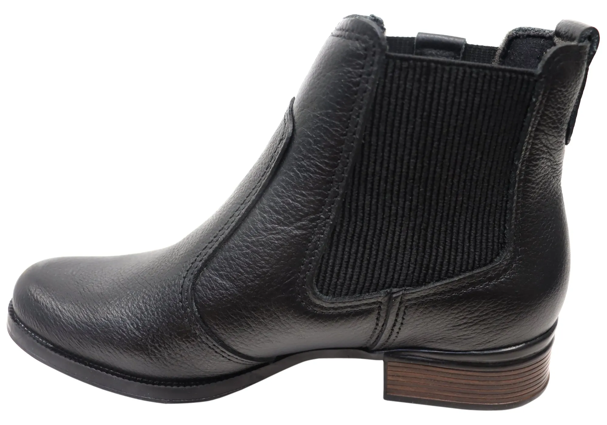 Pegada Carla Damen Ledern Stiefeletten mit niedrigem Absatz, hergestellt in Brasilien Pegada Schuhe
