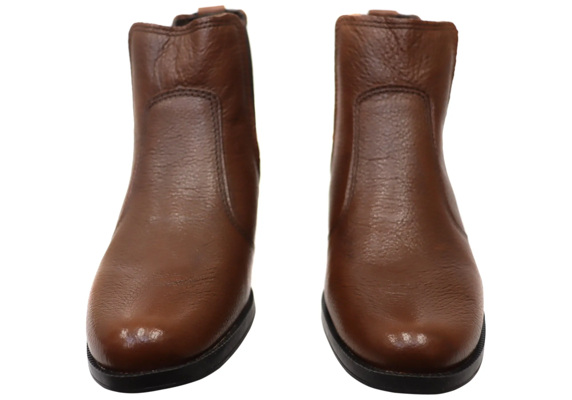Pegada Carla Damen Ledern Stiefeletten mit niedrigem Absatz, hergestellt in Brasilien Pegada Schuhe