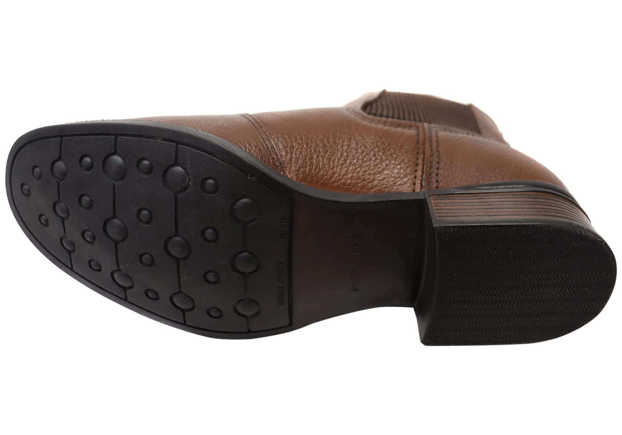 Pegada Carla Damen Ledern Stiefeletten mit niedrigem Absatz, hergestellt in Brasilien Pegada Schuhe