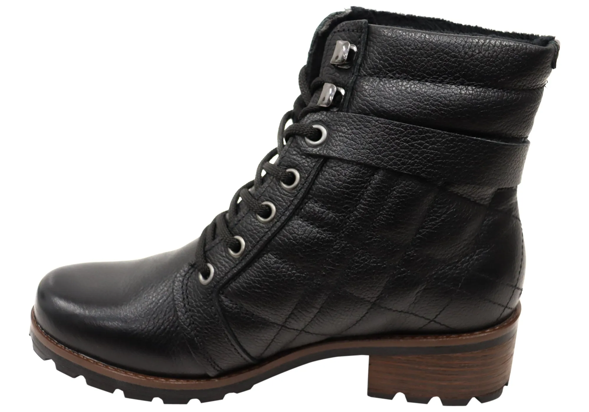 Pegada Gracey Damen Bequeme Brasilianische Leder Schnürstiefel Pegada Schuhe