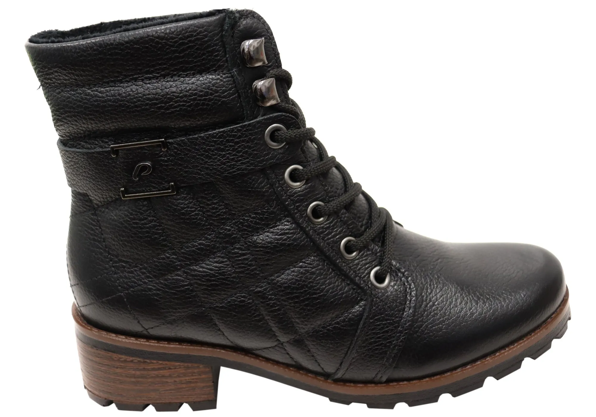 Pegada Gracey Damen Bequeme Brasilianische Leder Schnürstiefel Pegada Schuhe