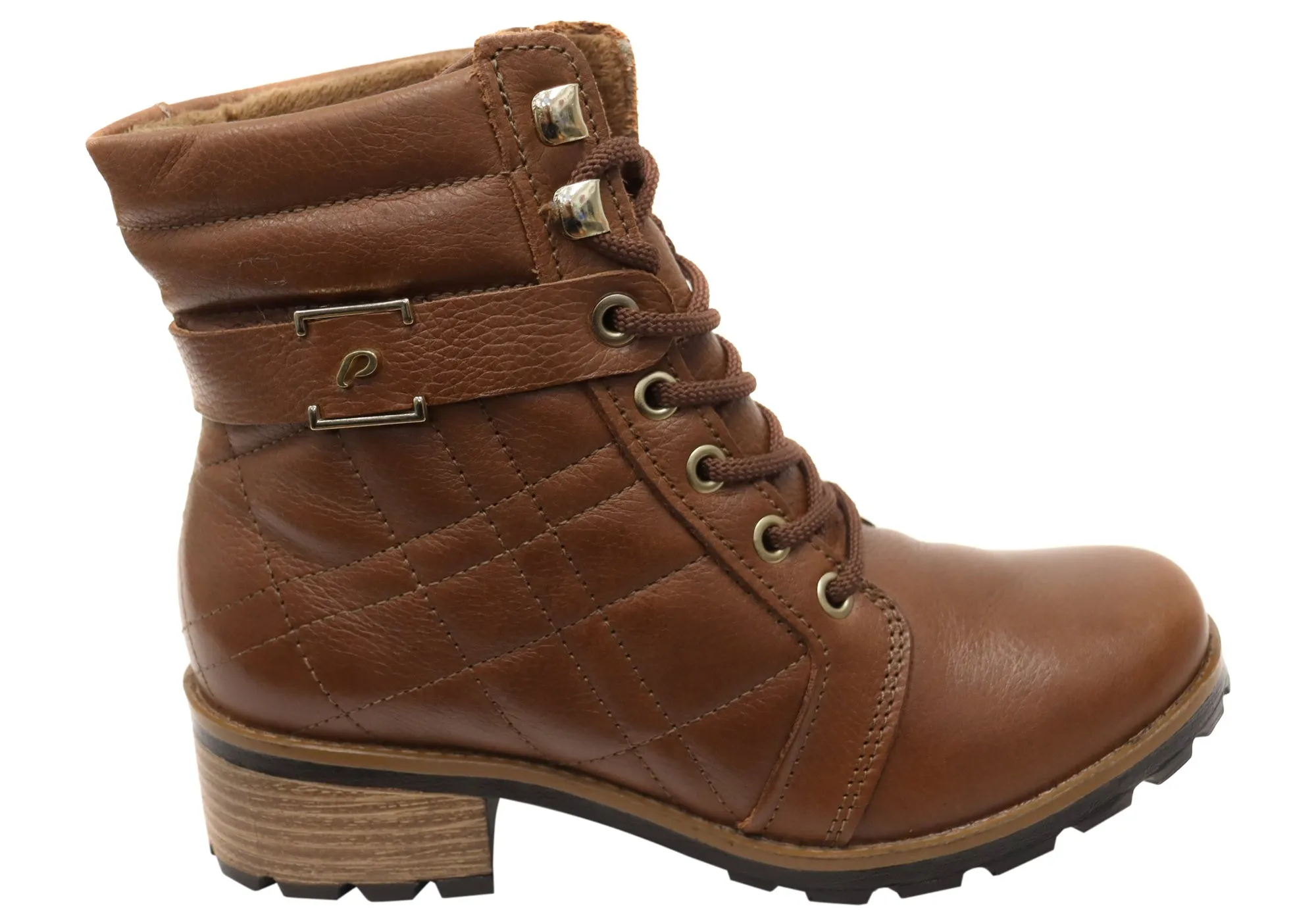 Pegada Gracey Damen Bequeme Brasilianische Leder Schnürstiefel Pegada Schuhe