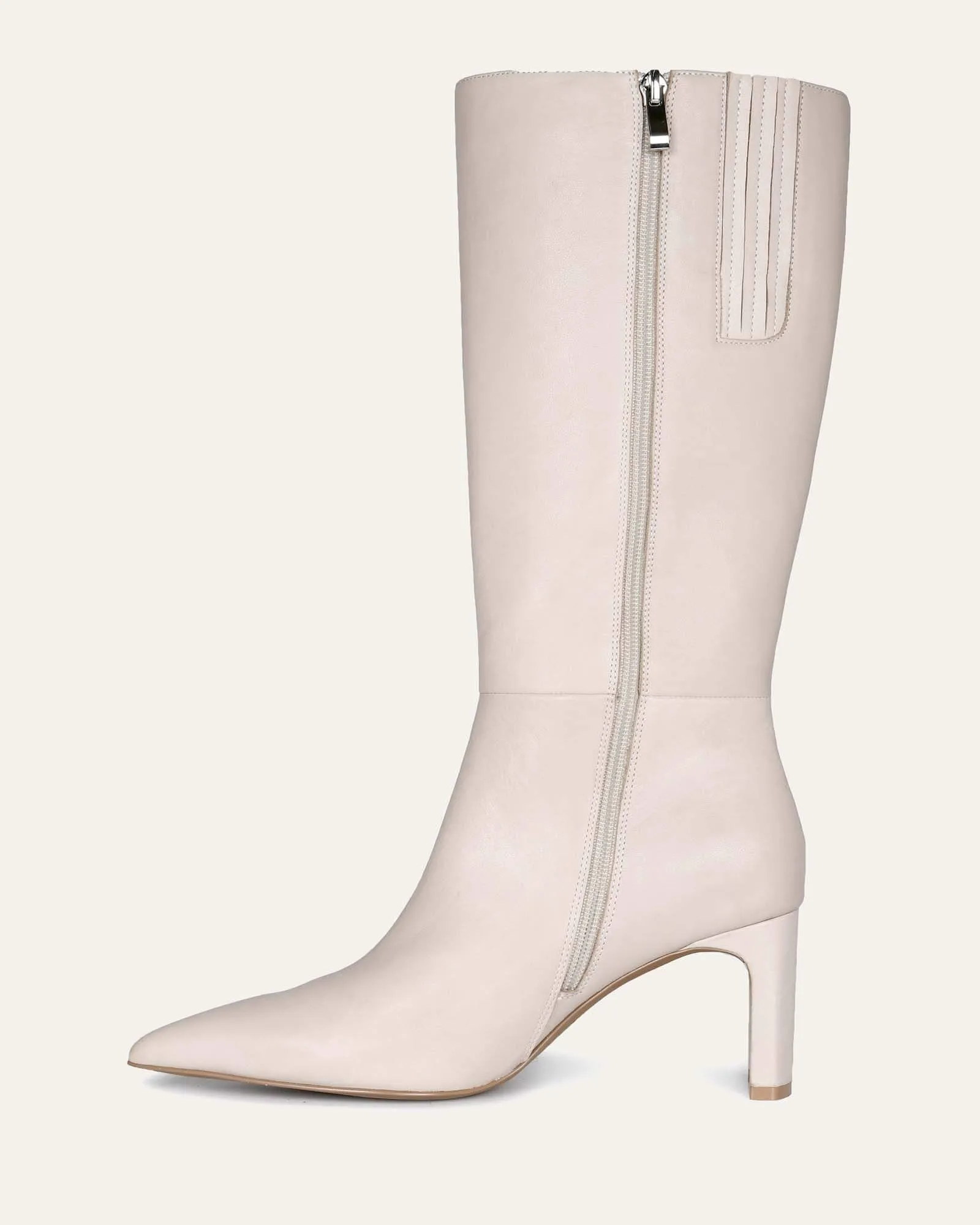 PIXIE STIEFELETTEN AUS KNOCHENLEDER