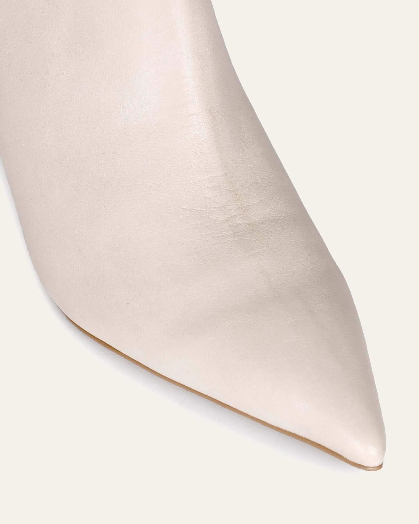 PIXIE STIEFELETTEN AUS KNOCHENLEDER