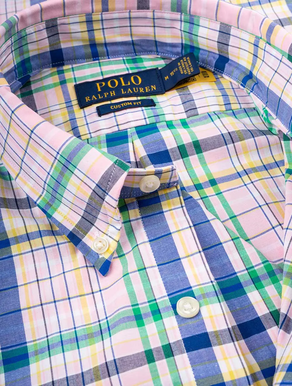 Poplin Langarm-Sporthemd Multi