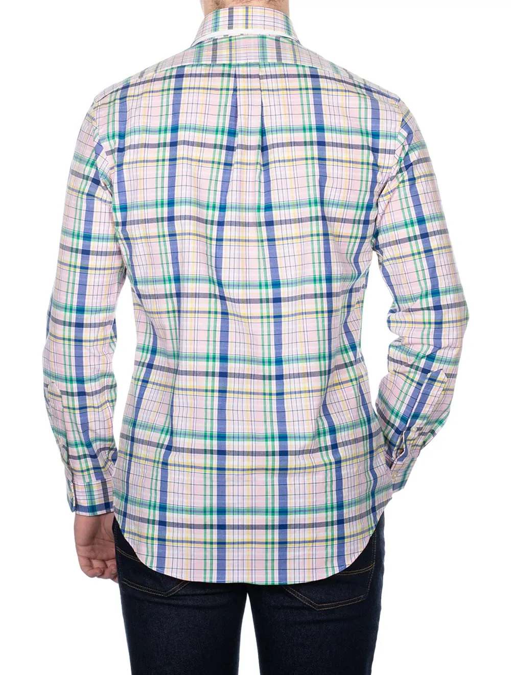 Poplin Langarm-Sporthemd Multi