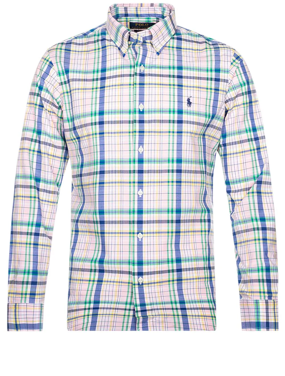 Poplin Langarm-Sporthemd Multi