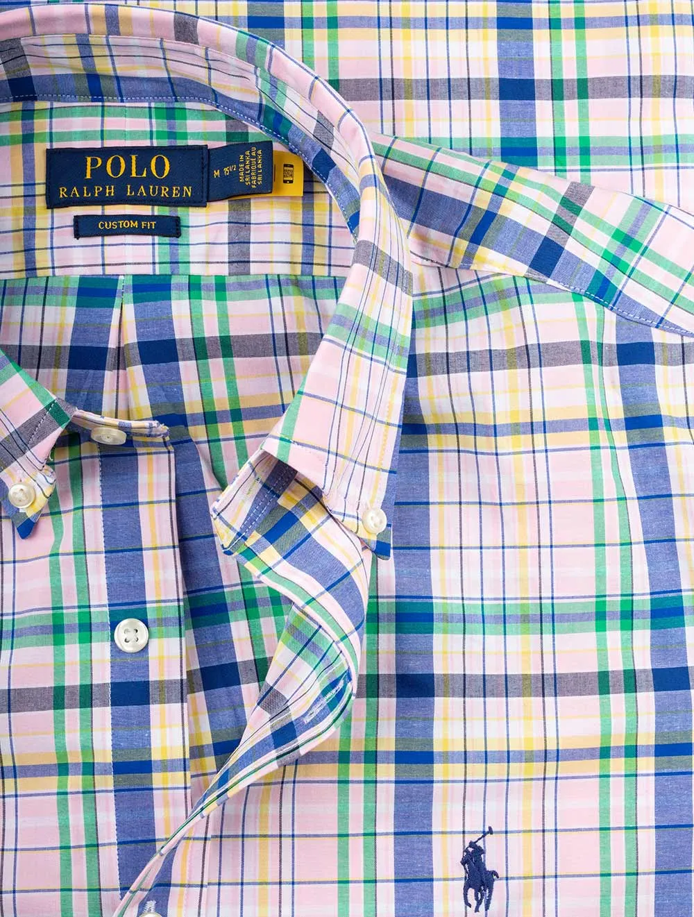 Poplin Langarm-Sporthemd Multi