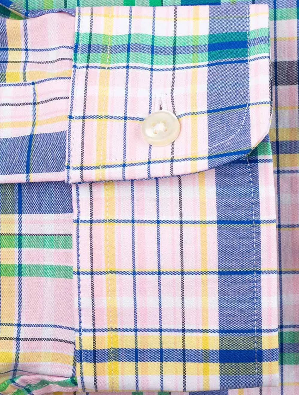 Poplin Langarm-Sporthemd Multi