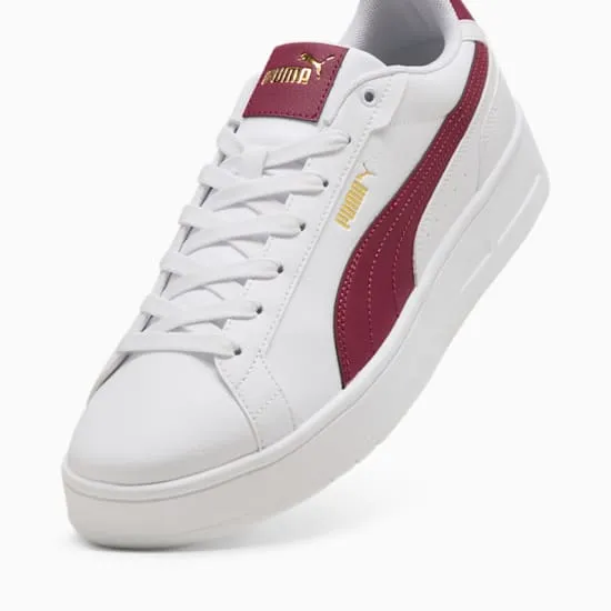 PUMA HERRE COURT CLASSICO WEIß/ROTE SNEAKER