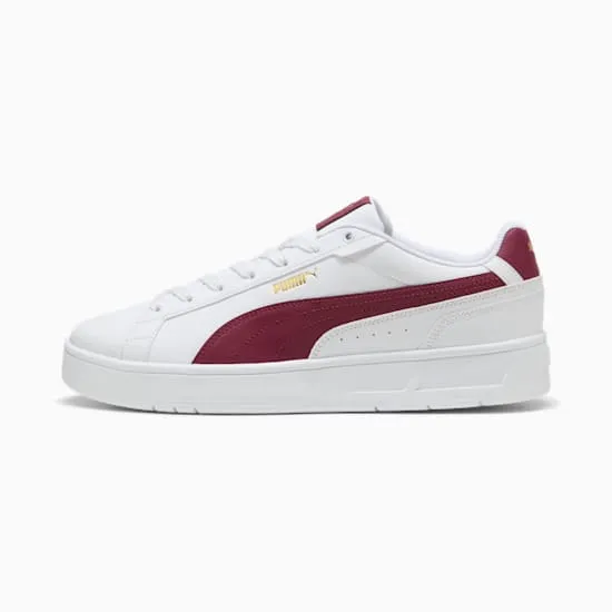 PUMA HERRE COURT CLASSICO WEIß/ROTE SNEAKER