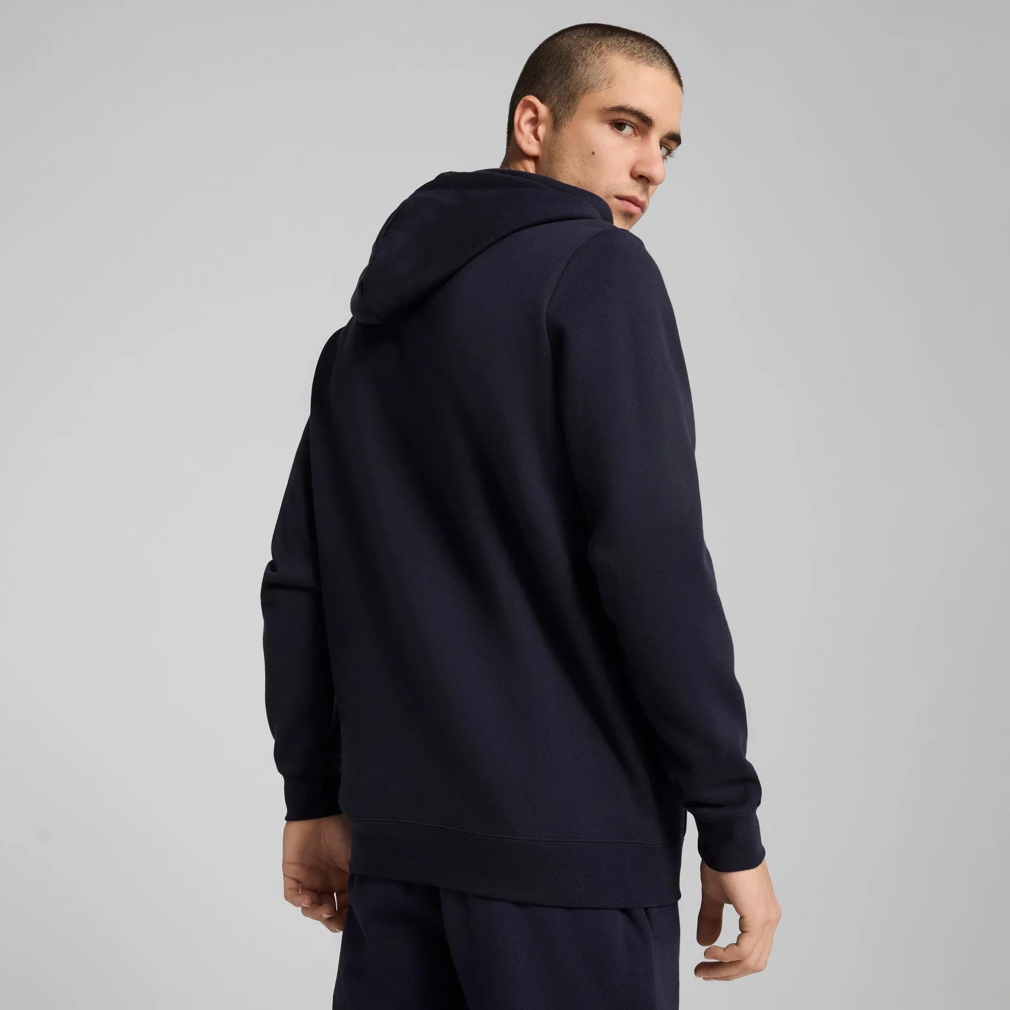 PUMA Herren Essentials 2 Farben Kleines Nr. 1 Logo Full-Zip Hoodie