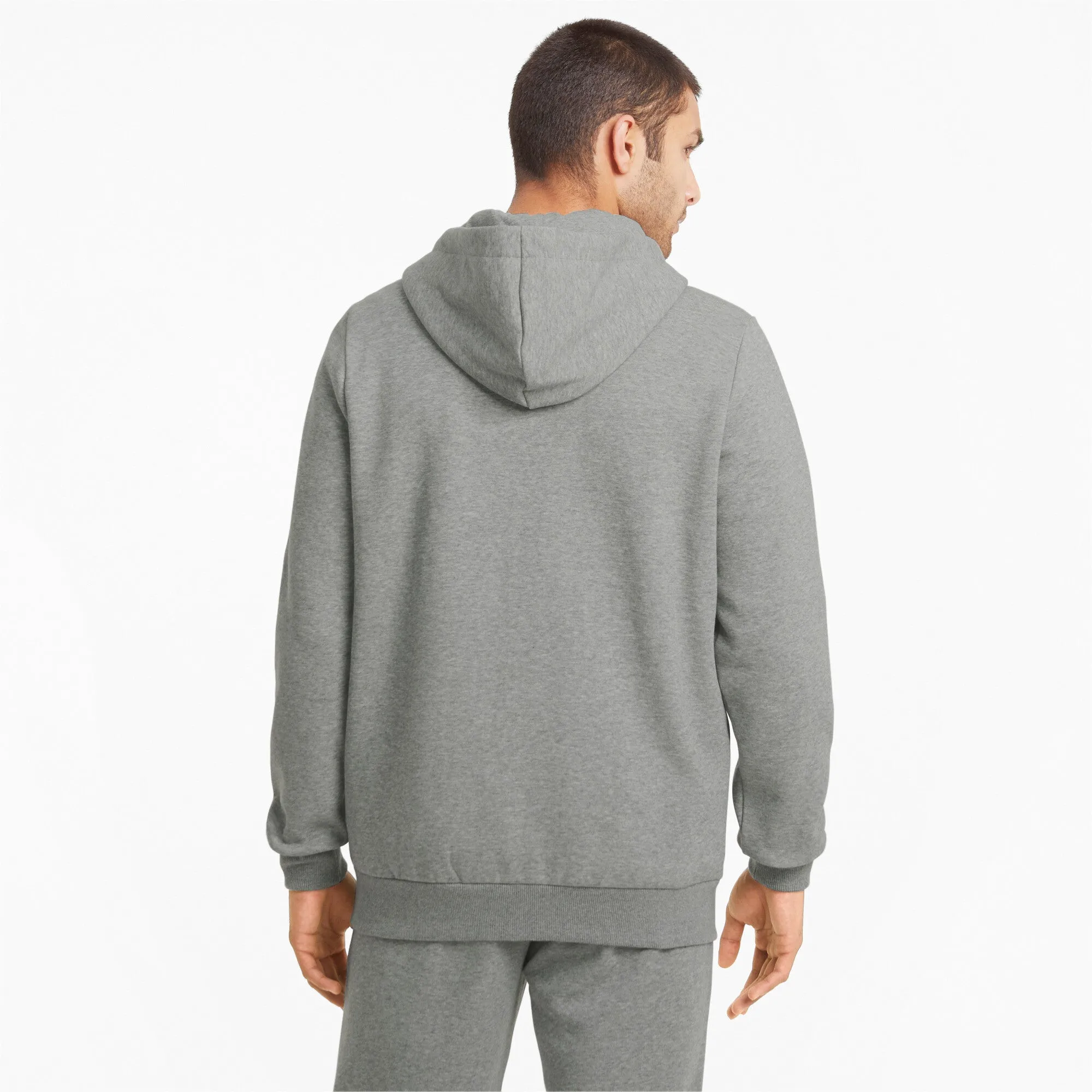 PUMA Herren Essentials Full-Zip Logo Hoodie