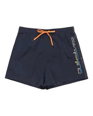 Quiksilver Kleidung Hinter Wellen Volley Shorts in Marineblau