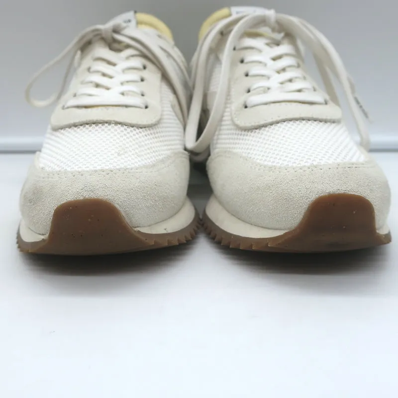Rag & Bone Retro Low-Top Laufschuhe Weißes Mesh & Off-White Wildleder Größe 37
