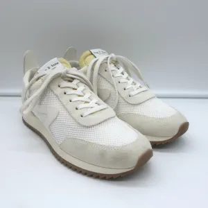 Rag & Bone Retro Low-Top Laufschuhe Weißes Mesh & Off-White Wildleder Größe 37